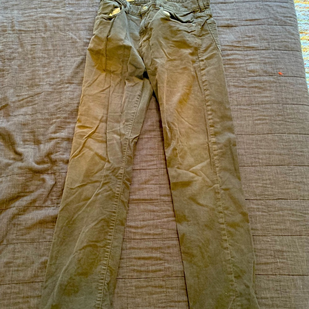 J. Crew Gray Corduroy Pants